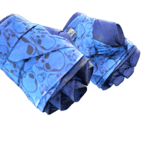★ Hand Wraps | Cobalt Skulls (Field-Tested)
