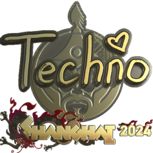Sticker | Techno4K (Gold) | Shanghai 2024
