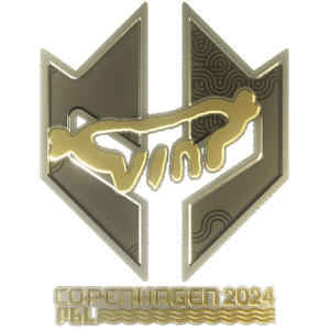 Sticker | VINI (Gold) | Copenhagen 2024