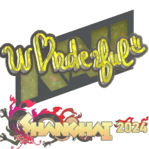 Sticker | w0nderful (Glitter) | Shanghai 2024