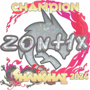 Sticker | zont1x (Glitter, Champion) | Shanghai 2024