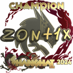 Sticker | zont1x (Gold, Champion) | Shanghai 2024