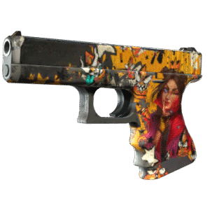 StatTrak™ Glock-18 | Bullet Queen (Battle-Scarred)
