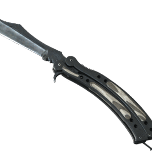 ★ Butterfly Knife | Black Laminate (Factory New)