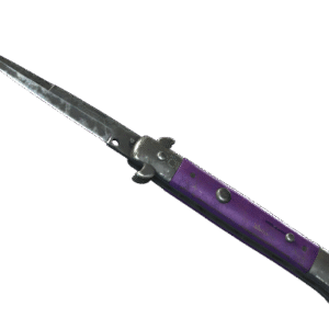 ★ Stiletto Knife | Ultraviolet (Battle-Scarred)
