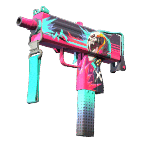 StatTrak™ MAC-10 | Neon Rider (Minimal Wear)