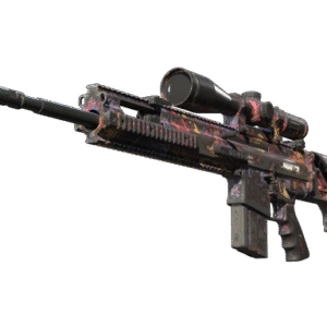 StatTrak™ SCAR-20 | Poultrygeist (Battle-Scarred)