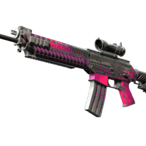 StatTrak™ SG 553 | Pulse (Battle-Scarred)