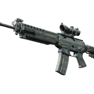 StatTrak™ SG 553 | Wave Spray (Battle-Scarred)