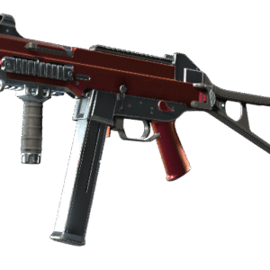 UMP-45 | Crimson Foil (Well-Worn)